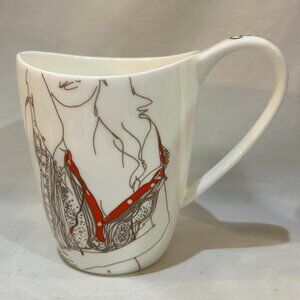 NATASHA LAW Art Exclusively for QUEEN'S BONE CHINA Coffee MUG Teacup